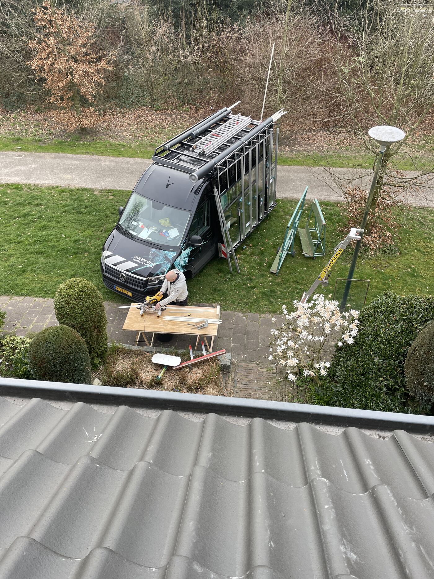 Glasbreuk verholpen in 2 uur